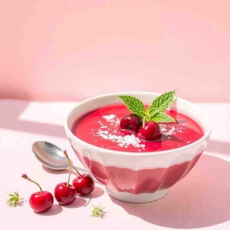 Cold Sour Cherry Soup - Make Hungarian Meggyleves Today